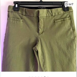 Banana Republic Sloan| Olive Green Ankle Cropped | Size 0